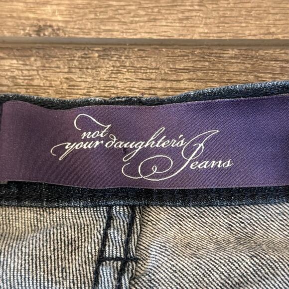 NYDJ Women's High Rise Bootcut Jean Dark Wash Size 14 - Picture 8 of 10